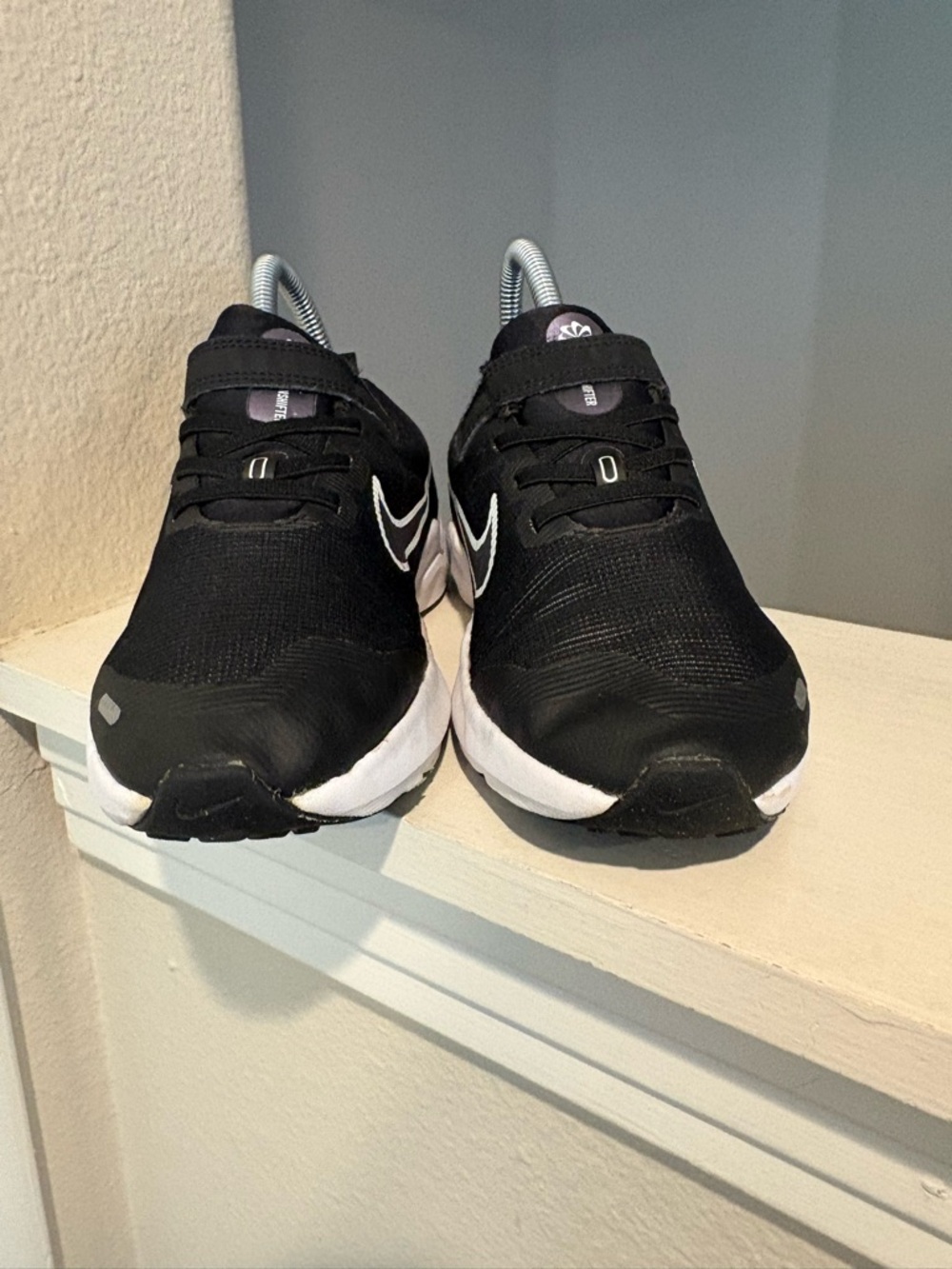 Nike Downshifter 12 NN TDV Kids Black White Shoes DM4193-003 Youth Size 3Y - Picture 7 of 9